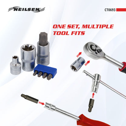 CT0693 - 27pc Star Socket & Bit Set