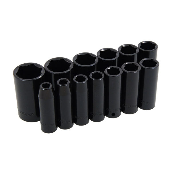 CT0694 - 13pc 1/2in DR Deep Impact Socket Set