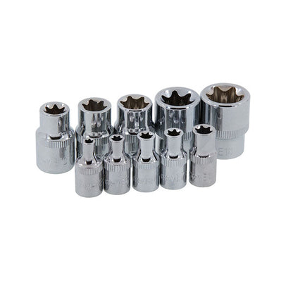 CT0732 - 10pc 1/4in & 3/8in DR Star Socket Set