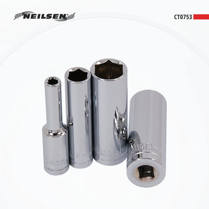 CT0753 - 1/4in Dr 11pc Deep Socket Set