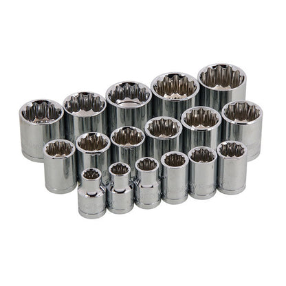 CT0872 - 17pc 3/8in DR Socket Set