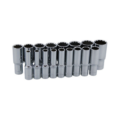 CT0874 - 17pc 3/8in DR Deep Socket Set