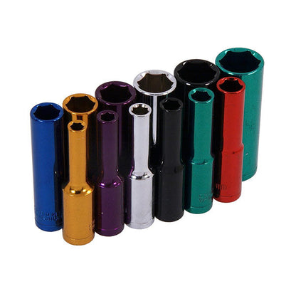 CT0906 - 12pc 1/4in DR Deep Wall Drive Socket Set