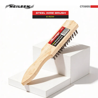CT0955 - Steel Wire Brush 6 Row