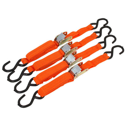 CT1008 - Ratchet Tie Down Strap Set - 2M