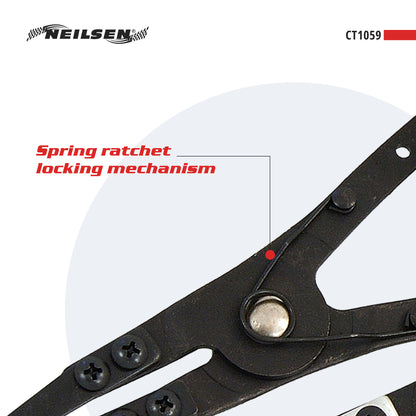 CT1059 - 2pc Circlip Pliers Extra Long