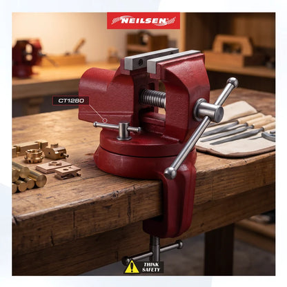 CT1280 - Swivel Base Vice With Clamp 2" 50mm