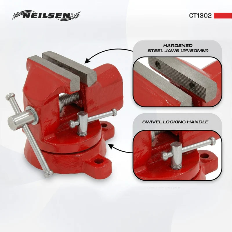 CT1302 - Swivel Base Vice 2" 50mm
