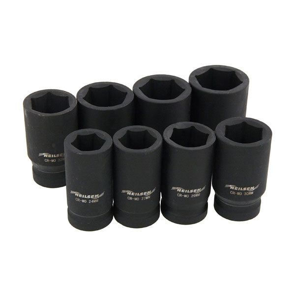 CT1563 - 8pc 3/4in DR Deep Impact Socket Set