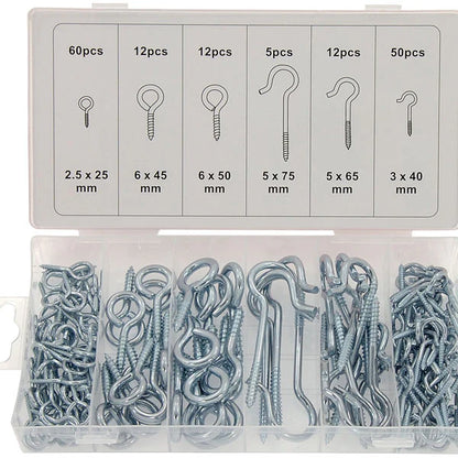 CT1632 - 151pc Hook and Eye Set - Assorted