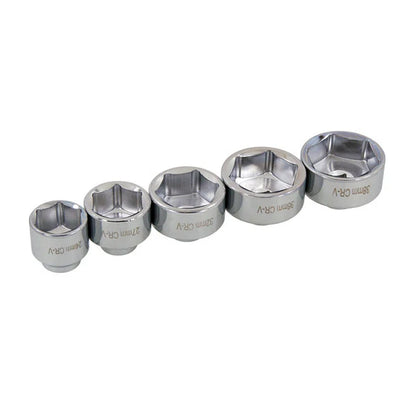 CT1780 - 5pc 3/8in .DR Oil Filter Socket Set