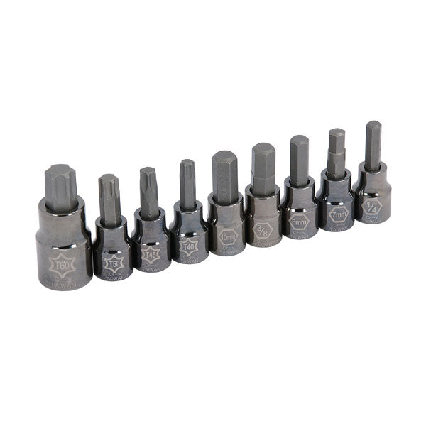 CT2055 - 9pc Star & Hex Bit Set