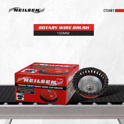 CT2481 - 150mm Rotary Wire Brush