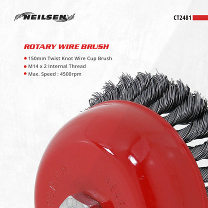 CT2481 - 150mm Rotary Wire Brush