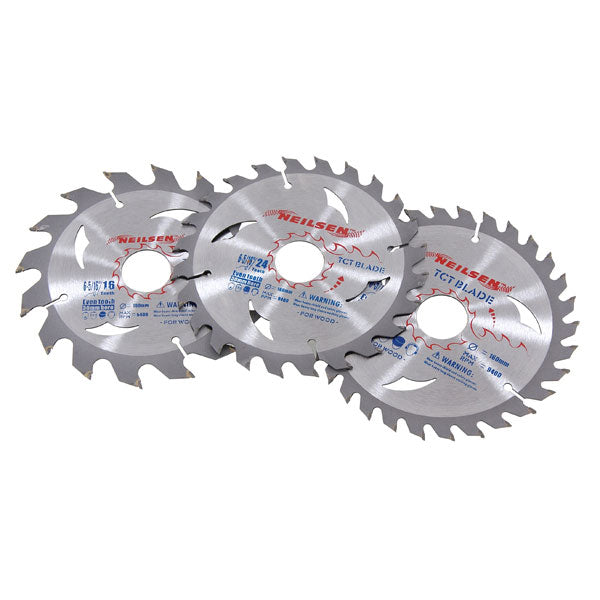 CT2518 - 3pc 160mm TCT Circular Saw Blades