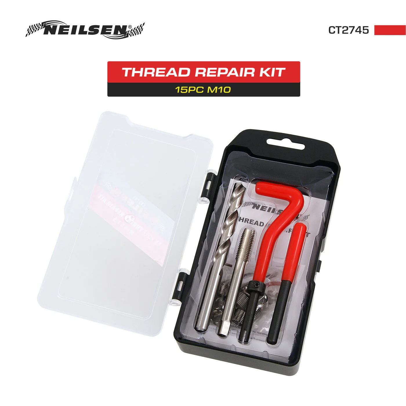 CT2745 - 15pc M10 Thread Repair Kit