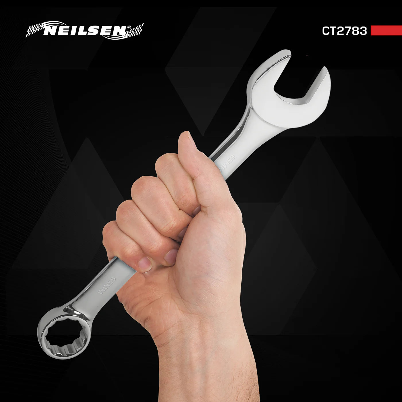 CT2783 - 65mm Jumbo Combination Spanner Satin Finish