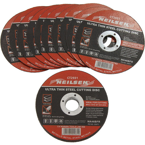 CT2931 - 115mm Steel Cutting Discs 20pc Ultra Thin