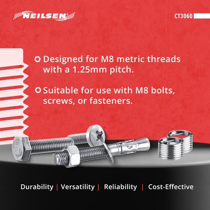 CT3060 - Helicoil Type Thread Inserts 25pc