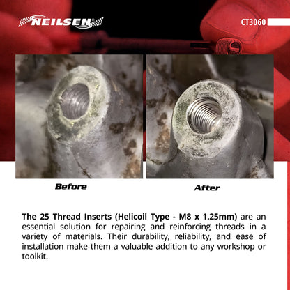CT3060 - Helicoil Type Thread Inserts 25pc