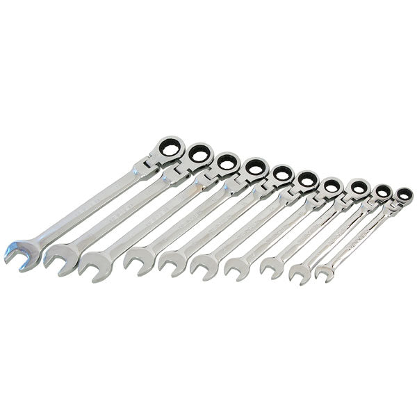 CT3229 - 10pc Swivel-Head Ratchet Spanner Set