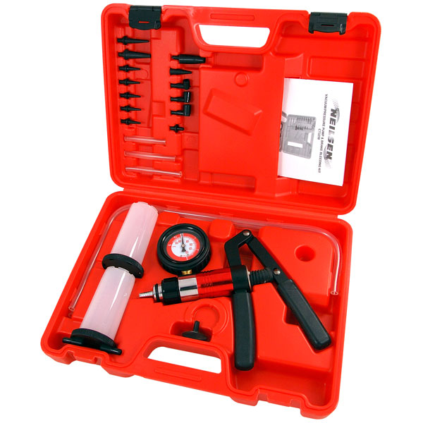 CT3258 - 21pc Vacuum / Pressure Pump and Brake Bleeding Kit