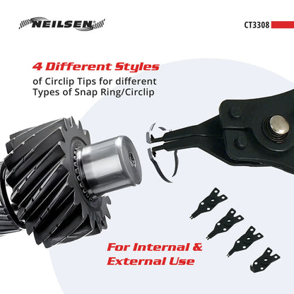 CT3308 - 4 in 1 Circlip Ring Pliers