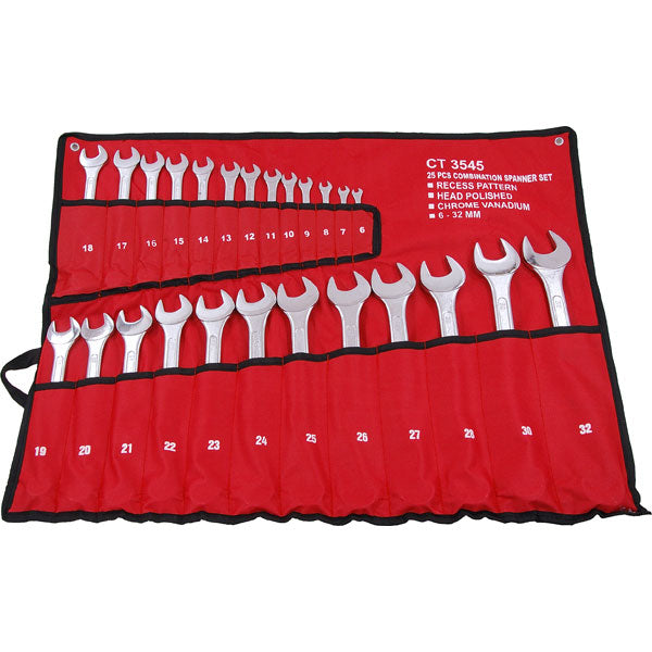 CT3545 - 25pc Combination Spanner Set
