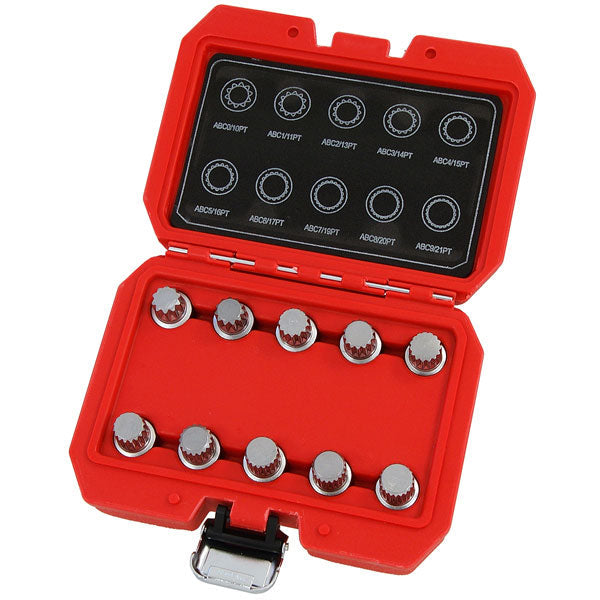 CT3986 - 10pc Locking Wheel Nut Key Set - VW