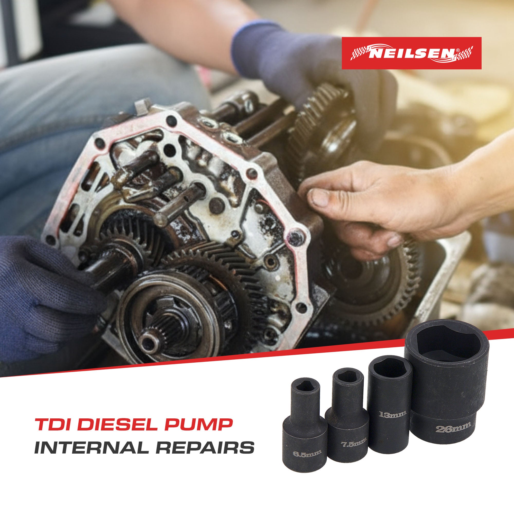 CT4027 - 4pc Fuel Pump Socket Set