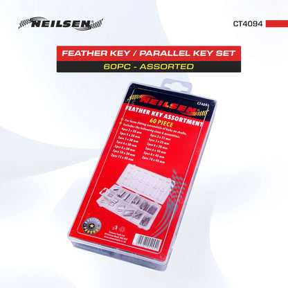 CT4094 - 60pc Feather Key / Parallel Key Set - Assorted