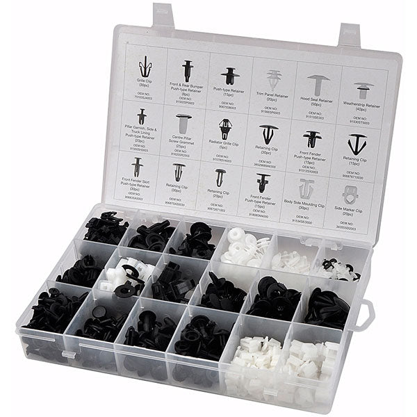 CT4108 - 418pc Honda Body Trim Clip Set - Assorted