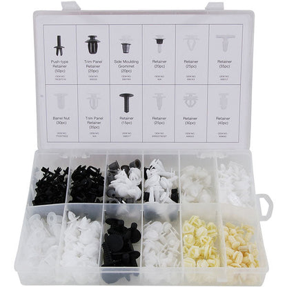 CT4117 - 345pc Peugeot Body Trim Clip Set - Assorted