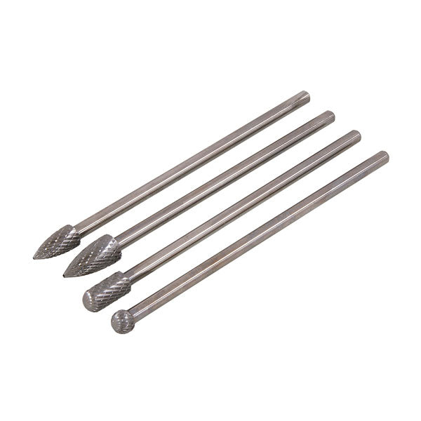 CT4215 - 4pc HSS Rotary Burr Set