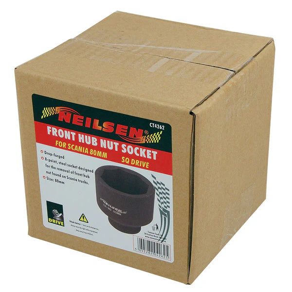 CT4262 - 1in Dr Hub Nut Socket For Scania - 80mm