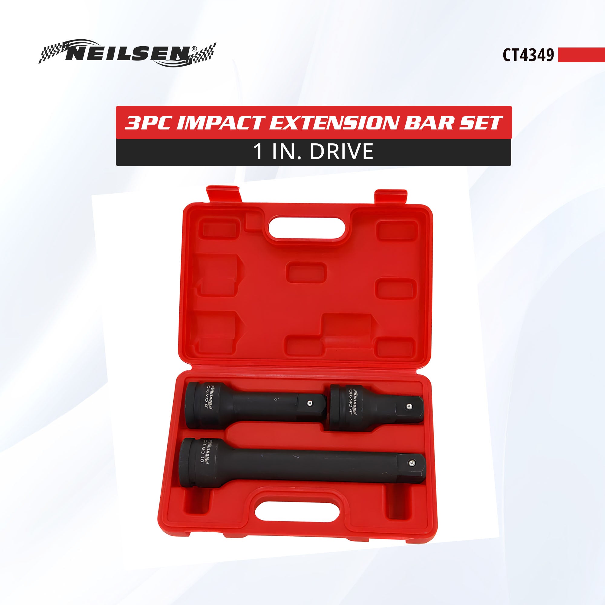 CT4349 - 3pc 1in DR Impact Extension Bar Set