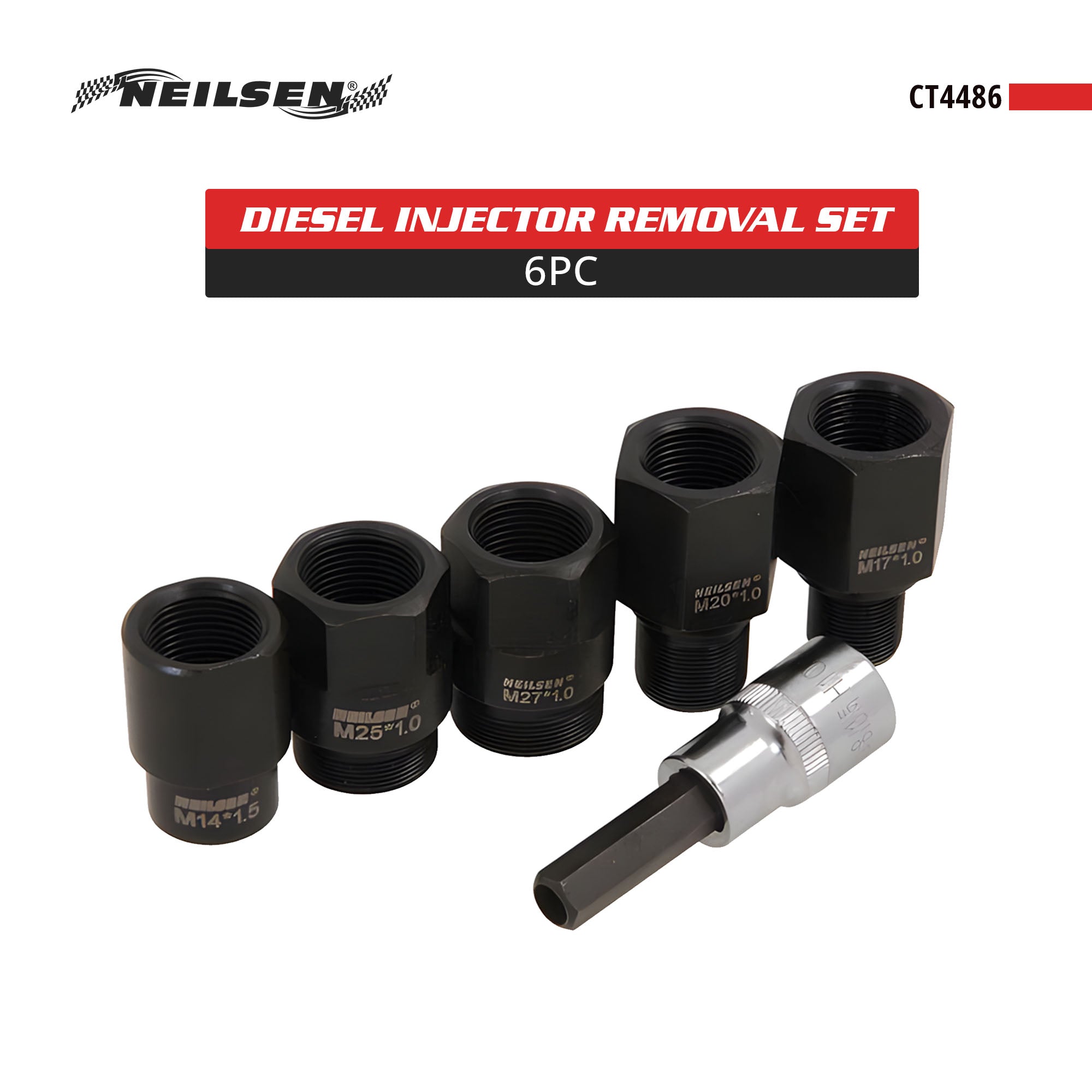 CT4486 - 6pc Diesel Injector Removal Set