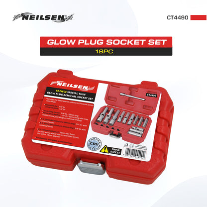 CT4490 - 18pc Glow Plug Socket Set