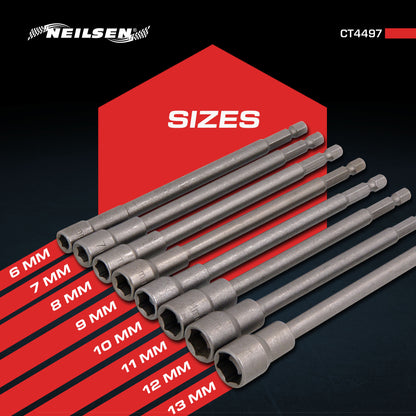 CT4497 - 8pc Long Magnetic Nut Driver Set