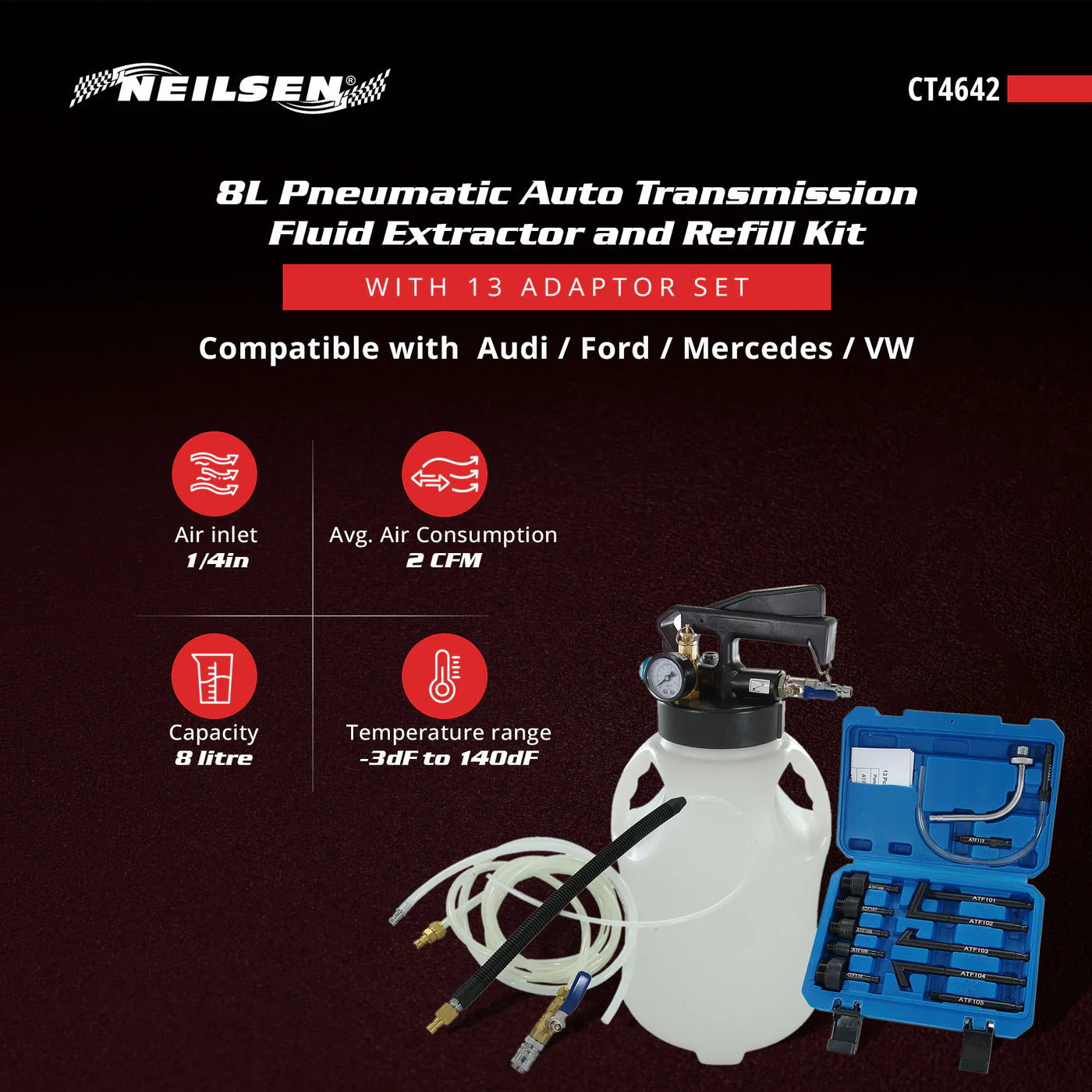 CT4642 - 8L Fluid Extractor and Refill Kit