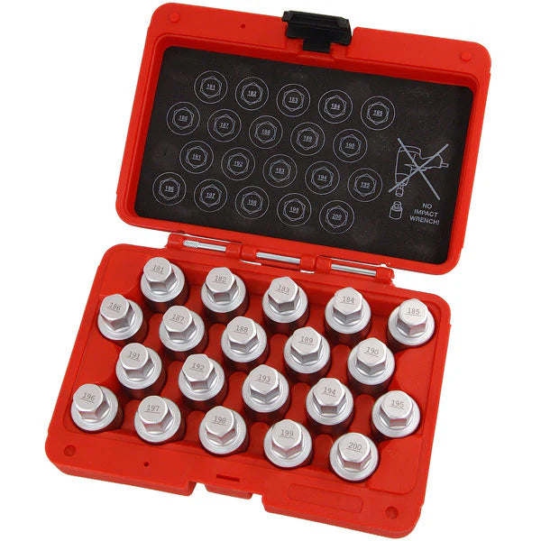 CT4767 - 21pc Locking Wheel Nut Key Set - Vauxhall / Opel - C