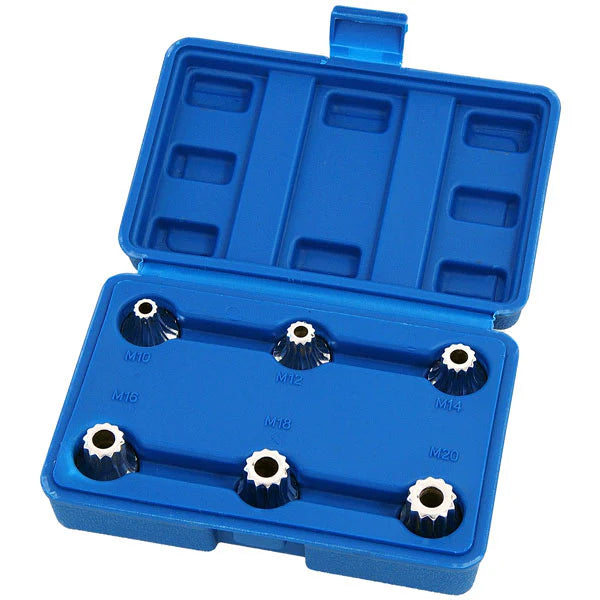 CT4957 - 6pc 1/2in DR Spline Bit Set