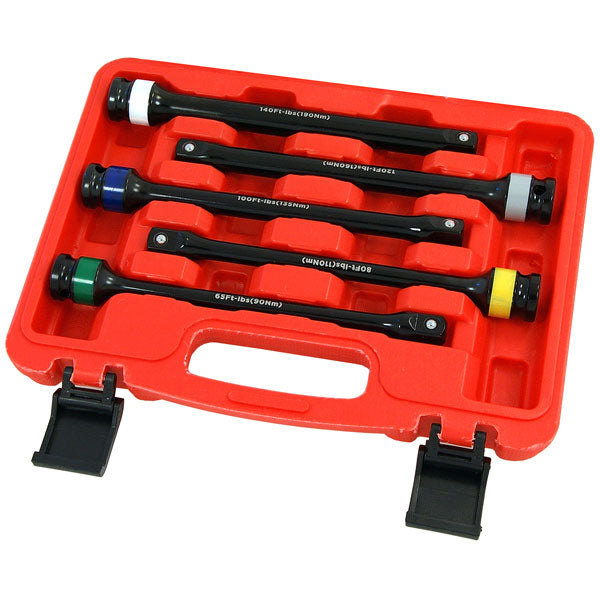 CT5048 - 5pc Torque Limiting Extension Bar Set