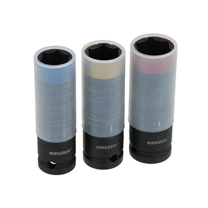 CT5107 - 3pc 1/2in Dr Impact Socket Set with Protective Sleeves