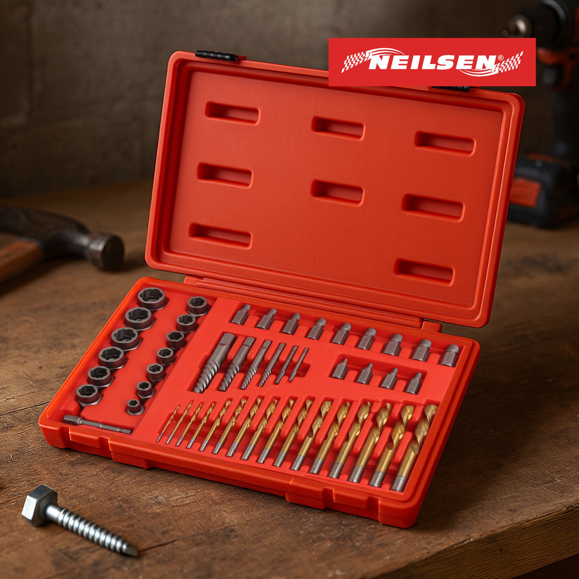 CT5764 - 49pc Screw Extractor and Drill Set