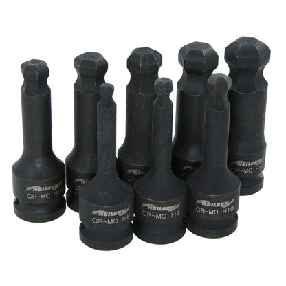 CT5856 - 8pc 1/2in DR Impact Hex Bit Set