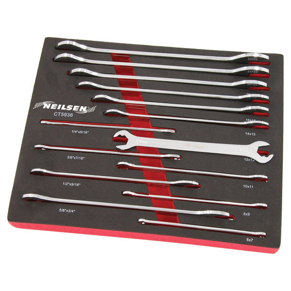 CT5936 - 14pc Ultra Thin Ratcheting Action Spanner Set