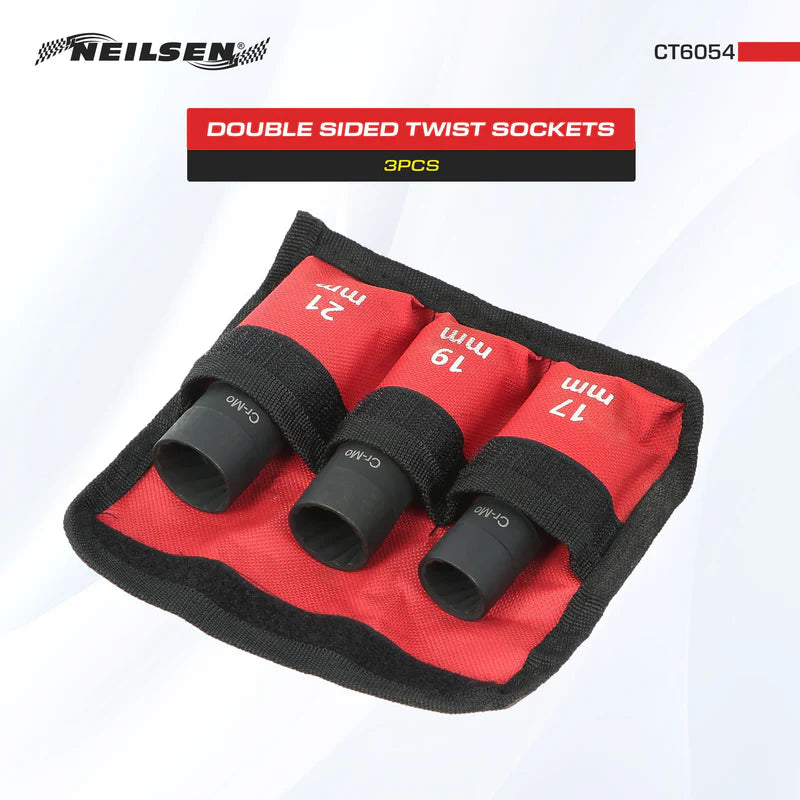 CT6054 - 3pc Double Sided Twist Socket