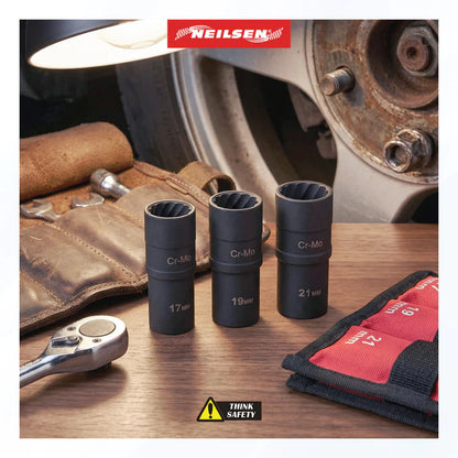 CT6054 - 3pc Double Sided Twist Socket