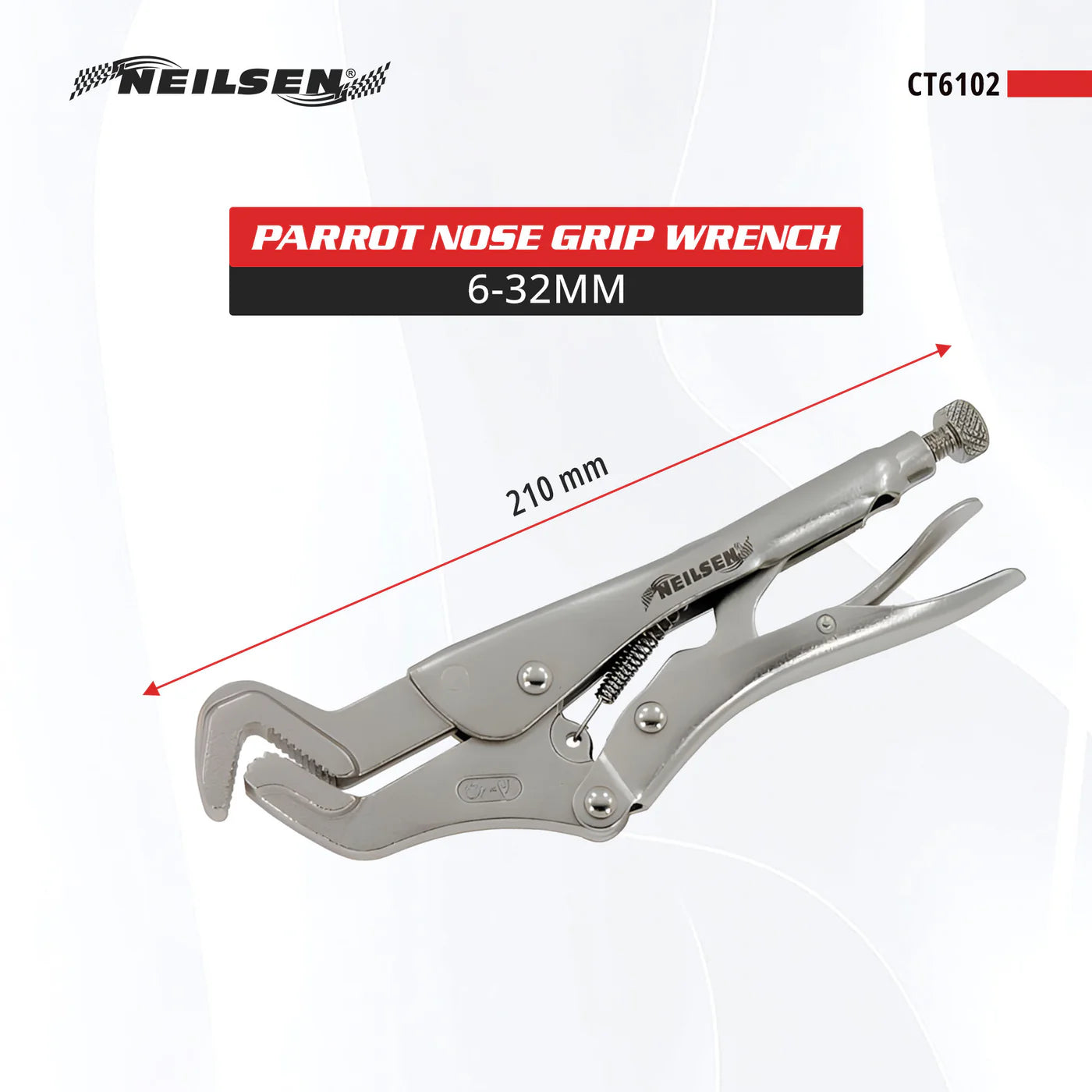 CT6102 - Parrot Nose Grip Wrench 6-32mm